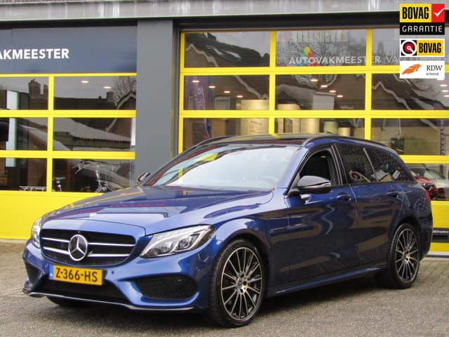 Mercedes-Benz C-Klasse Estate 200 4Matic Night Edition 1/ Pano/burmester/memory/trekhaak/360 Camera!