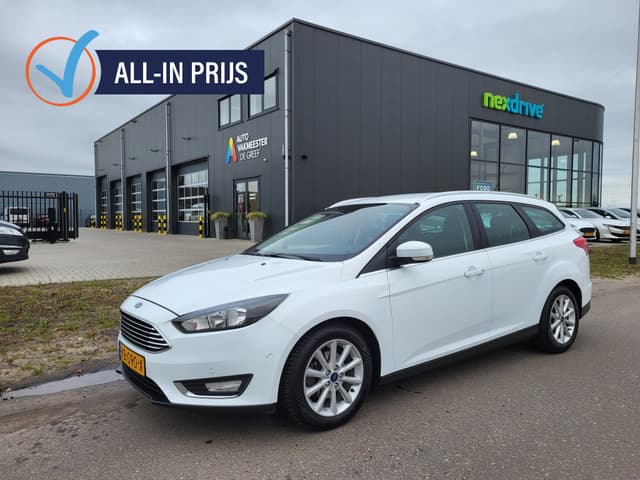 Ford Focus Wagon 1.0 Ecoboost 125 pk Titanium 2e eigenaar, trekhaak, nieuwe distr